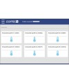 EUSATEC Temperatur-Überwachung Geräte Übersicht-Dashboard