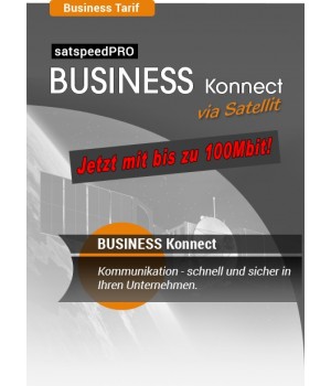 100 Mbit satspeed Business Konnect Tarif